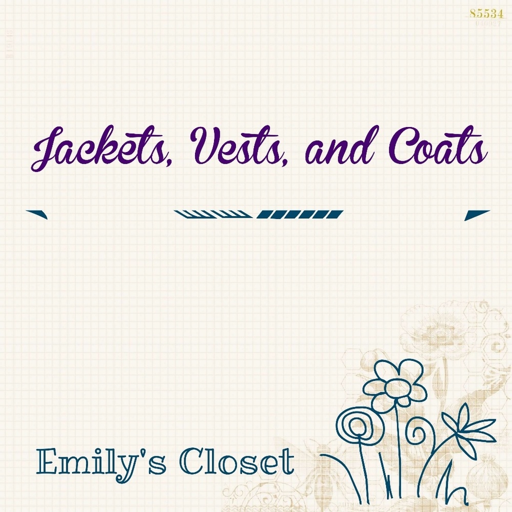 Jackets, Vests, and Coats